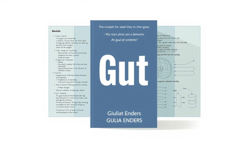 Estructura del libro Gut de Giulia Enders